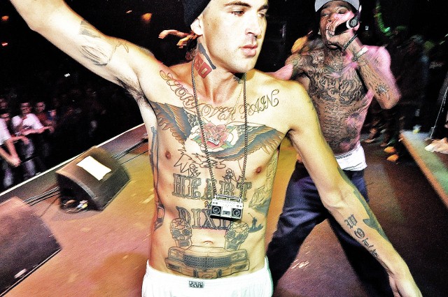rapper tattoo. favorite tattooed rapper